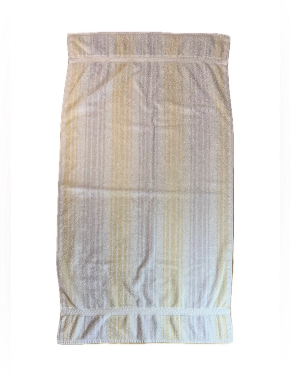 Vintage Utica MCM 3 Piece Striped Bath Towel Set